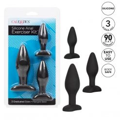 California Exotic Novelties 3 Piece Silicone Anal Exerciser Kit Anal Sex Toys