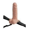 Pipedream Products Dildos 7 Inch Hollow Vibrating Strap-on With Balls