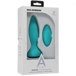 Doc Johnson A-Play Rimmer Rechargeable Silicone Anal Plug With Remote