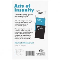 Kheper Games Acts Of Insanity Adult Party Game Adult Sex Games