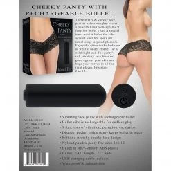Evolved Novelties INC Adam & Eve Cheeky Panty With Rechargeable Bullet