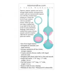 Evolved Novelties INC Ben Wa Balls Adam & Eve Eve's Kegel Training Set 11 Evolved Novelties INC Ben Wa Balls Adam & Eve Eve's Kegel Training Set