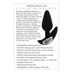 Evolved Novelties INC Adam & Eve Rechargeable Vibrating Anal Plug