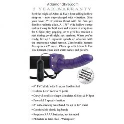 Evolved Novelties INC Dildos Adam & Eve Universal Vibrating Hollow Strap On 11 Evolved Novelties INC Dildos Adam & Eve Universal Vibrating Hollow Strap On