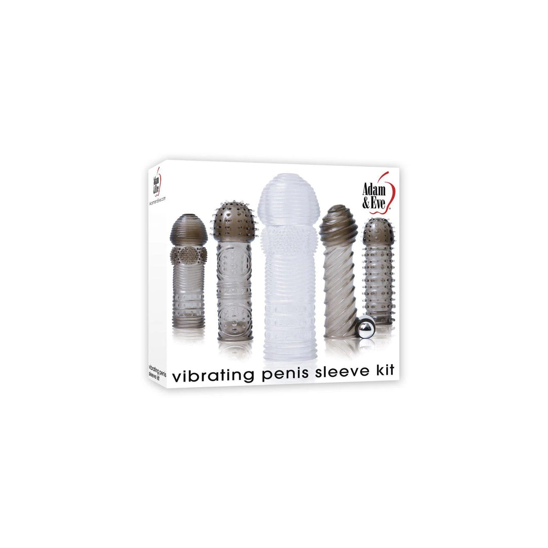 Evolved Novelties INC Adam & Eve Vibrating Cock Sleeve Kit 6 Evolved Novelties INC Adam & Eve Vibrating Cock Sleeve Kit