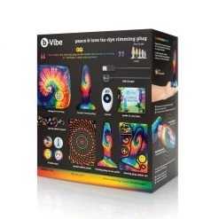 Cotr INC B-Vibe Peace & Love Tie-Dye Rimming Plug