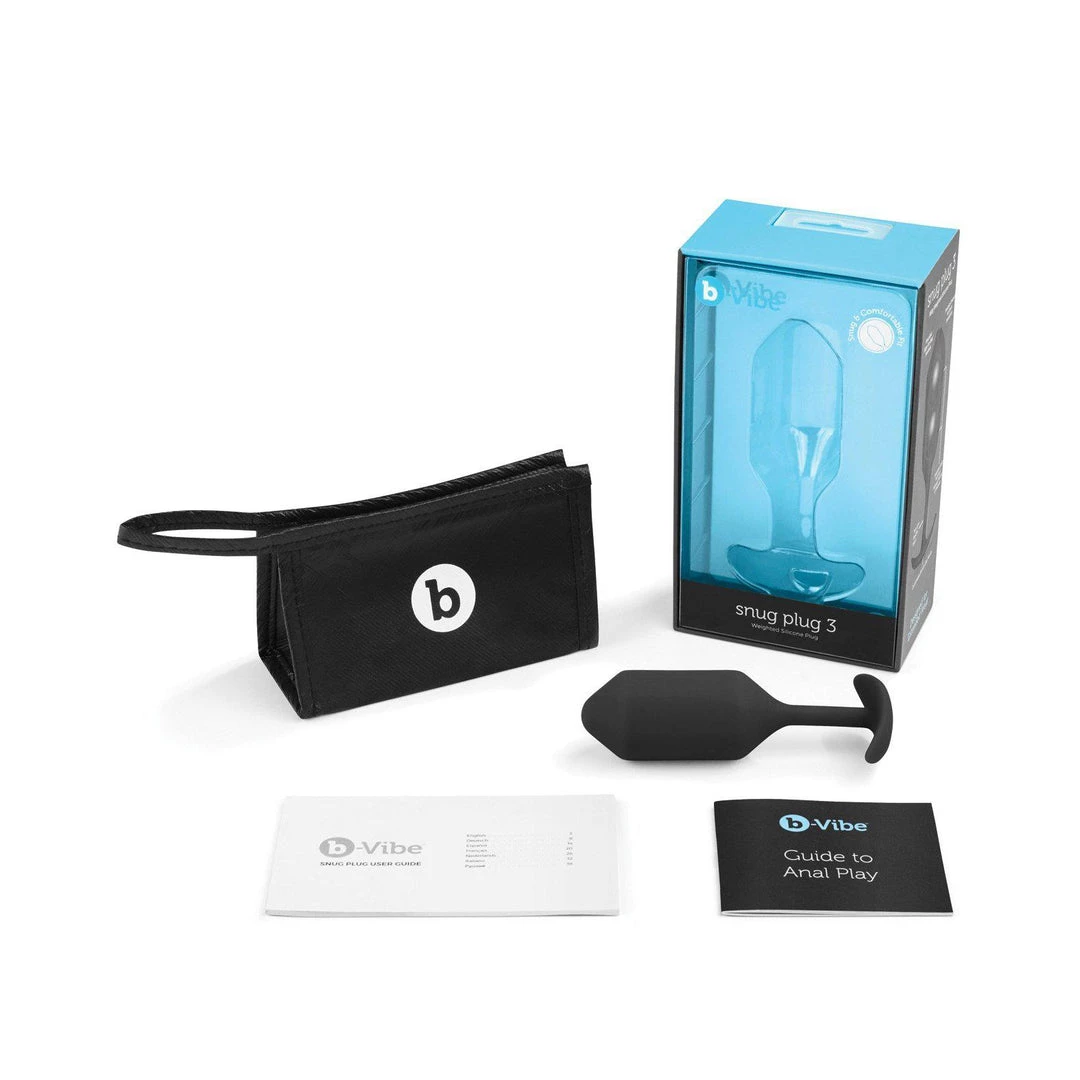 Cotr INC B-Vibe Weighted Snug Plug 3 Anal Sex Toys 6 Cotr INC B-Vibe Weighted Snug Plug 3 Anal Sex Toys