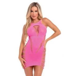 Rene Rofe Back 2 Basixxx High Neck Dress Lingerie