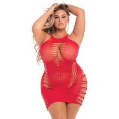 Rene Rofe Back 2 Basixxx High Neck Dress Lingerie