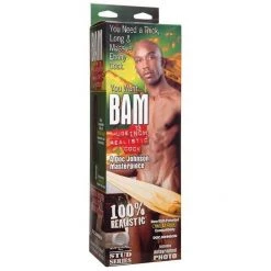 Doc Johnson Dildos Bam Realistic 13 Inch Huge Black Dildo