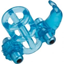 California Exotic Novelties Cock Rings Basic Essentials Vibrating Penis Support Sleeve