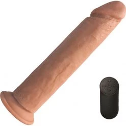 Curve Novelties Big Shot Vibrating Remote Control Silicone Dildo