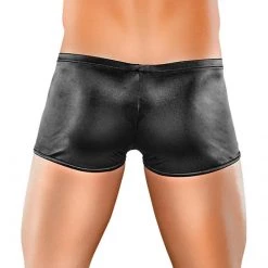 Comme Ci Comme Ca Men's Lingerie Black Smooth Satin Pouch Brief