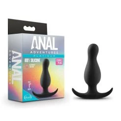 Blush Novelties Anal Sex Toys Blush Anal Adventures Platinum Curve Plug