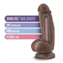 Blush Novelties Blush Au Naturel 7 Inch Fat Boy Dildo Dildos