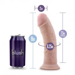 Blush Novelties Blush Au Naturel 8 Inch Dildo With Suction Cup