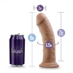 Blush Novelties Blush Au Naturel 8 Inch Dildo With Suction Cup