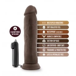 Blush Novelties Blush Dr. Skin 9.5 Inch Vibrating Realistic Suction Cup Dildo 12 Blush Novelties Blush Dr. Skin 9.5 Inch Vibrating Realistic Suction Cup Dildo