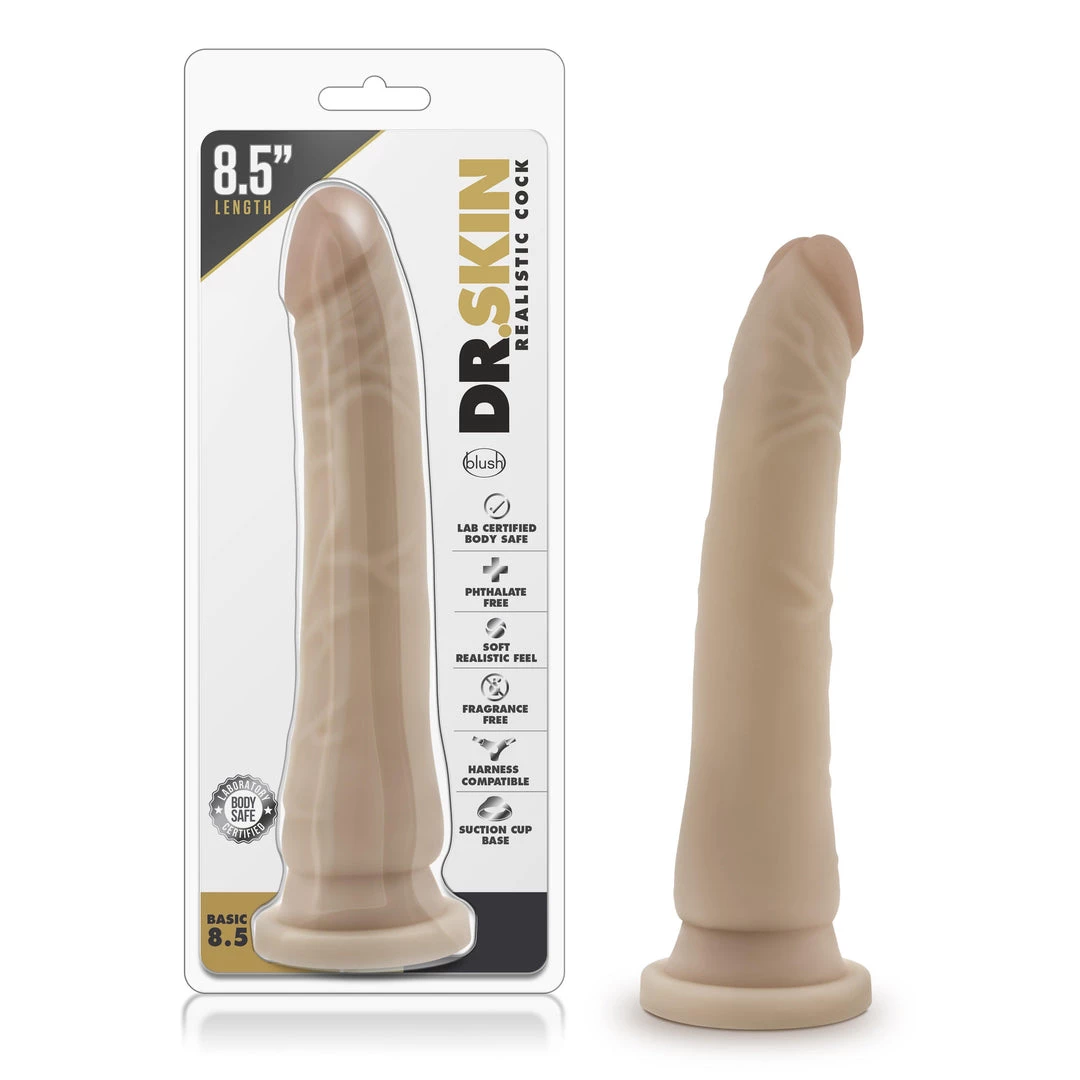 Blush Novelties Dildos Blush Dr. Skin Basic Realistic Cock 11 Blush Novelties Dildos Blush Dr. Skin Basic Realistic Cock