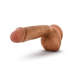 Blush Novelties Blush Dr. Skin Glide 8.5 Inch Self Lubricating Dildo With Balls Dildos