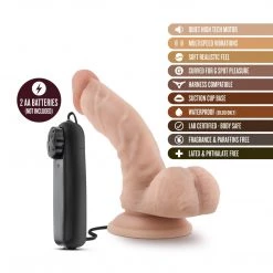 Blush Novelties Dildos Blush Dr. Skin Vibrating Realistic Cock