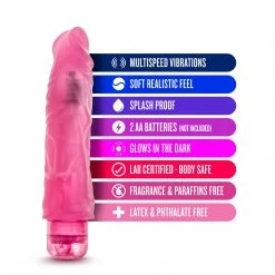 Blush Novelties Blush Glow Dicks 9 Inch The Drop Vibe