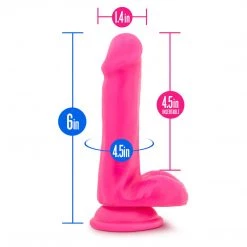 Blush Novelties Dildos Blush Neo Dual Density Cock With Balls