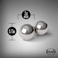 Blush Novelties Blush Noir Stainless Steel Kegel Balls