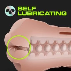 Blush Novelties Blush Self Lubricating Vibrating Stroker Sleeve Kit Male Masturbators