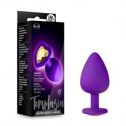 Blush Novelties Anal Sex Toys Blush Temptasia Bling Silicone Plug