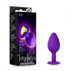 Blush Novelties Anal Sex Toys Blush Temptasia Bling Silicone Plug