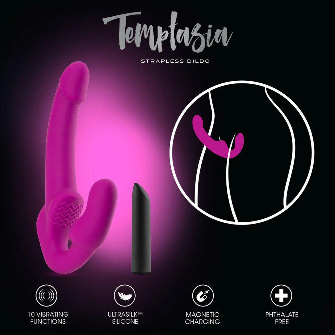 Blush Novelties Blush Temptasia Cyrus Strapless Dildo 9 Blush Novelties Blush Temptasia Cyrus Strapless Dildo