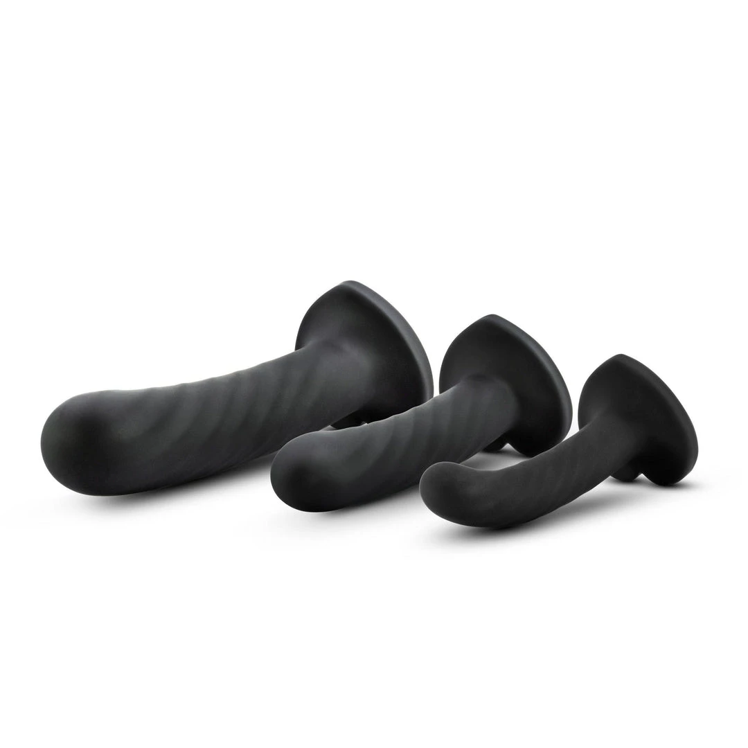 Blush Novelties Dildos Blush Temptasia Twist Dildo Set For Men 4 Blush Novelties Dildos Blush Temptasia Twist Dildo Set For Men
