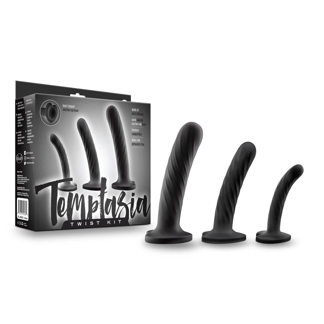 Blush Novelties Dildos Blush Temptasia Twist Dildo Set For Men 8 Blush Novelties Dildos Blush Temptasia Twist Dildo Set For Men