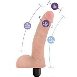 Blush Novelties Blush X5 Basic 5 Vibrating Dildo 14 Blush Novelties Blush X5 Basic 5 Vibrating Dildo