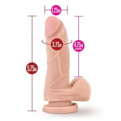 Blush Novelties Dildos Blush X5 Plus 5 Inch Cock With Suction Cup