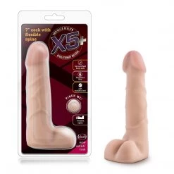 Blush Novelties Blush X5 Plus 7 Inch Cock With Flexible Spine 17 Blush Novelties Blush X5 Plus 7 Inch Cock With Flexible Spine