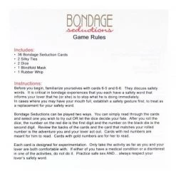 Kheper Games Bondage Seductions Card Game 25 Kheper Games Bondage Seductions Card Game