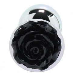 Xr LLC Anal Sex Toys Booty Sparks Black Rose Anal Plug