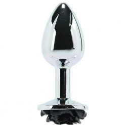 Xr LLC Anal Sex Toys Booty Sparks Black Rose Anal Plug