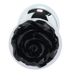 Xr LLC Anal Sex Toys Booty Sparks Black Rose Anal Plug
