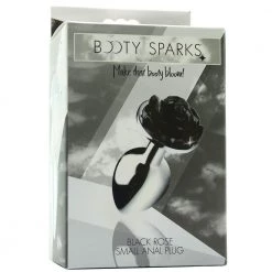 Xr LLC Anal Sex Toys Booty Sparks Black Rose Anal Plug