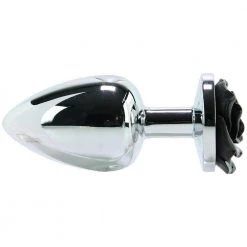 Xr LLC Anal Sex Toys Booty Sparks Black Rose Anal Plug