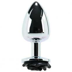 Xr LLC Anal Sex Toys Booty Sparks Black Rose Anal Plug