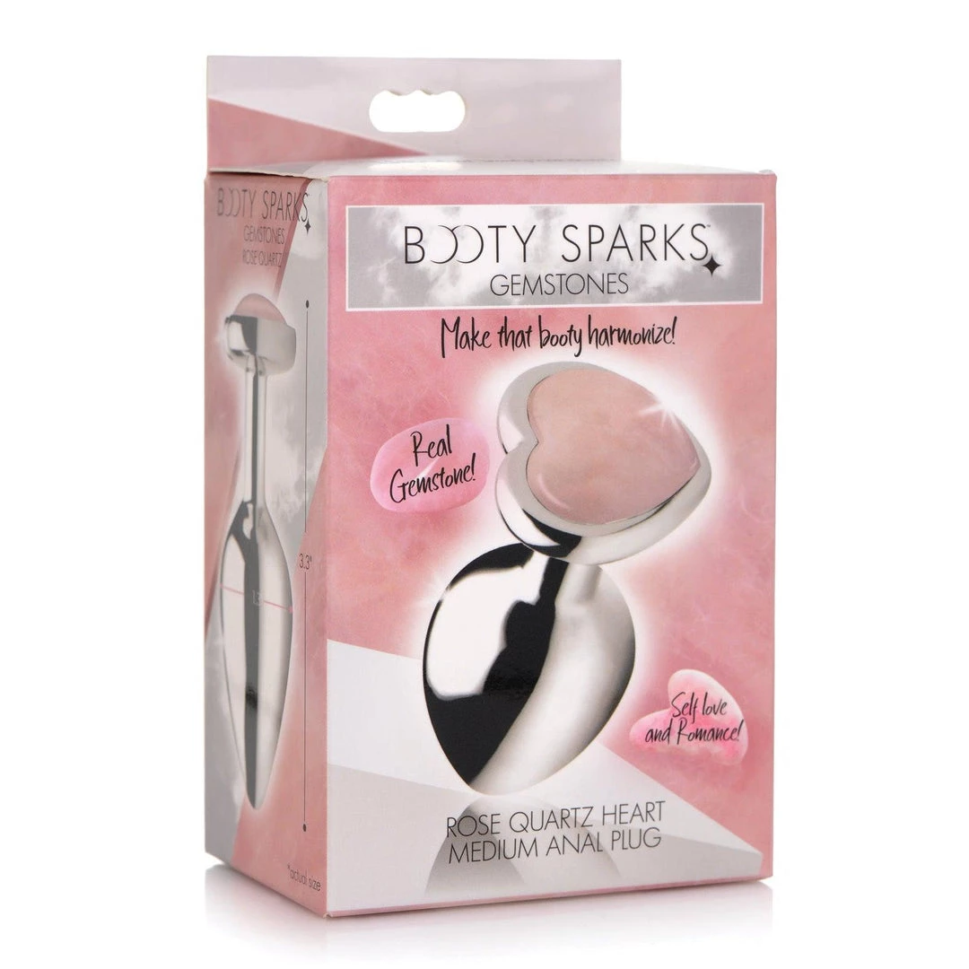 Xr LLC Booty Sparks Gemstones Rose Quartz Heart Anal Plug Anal Sex Toys 12 Xr LLC Booty Sparks Gemstones Rose Quartz Heart Anal Plug Anal Sex Toys