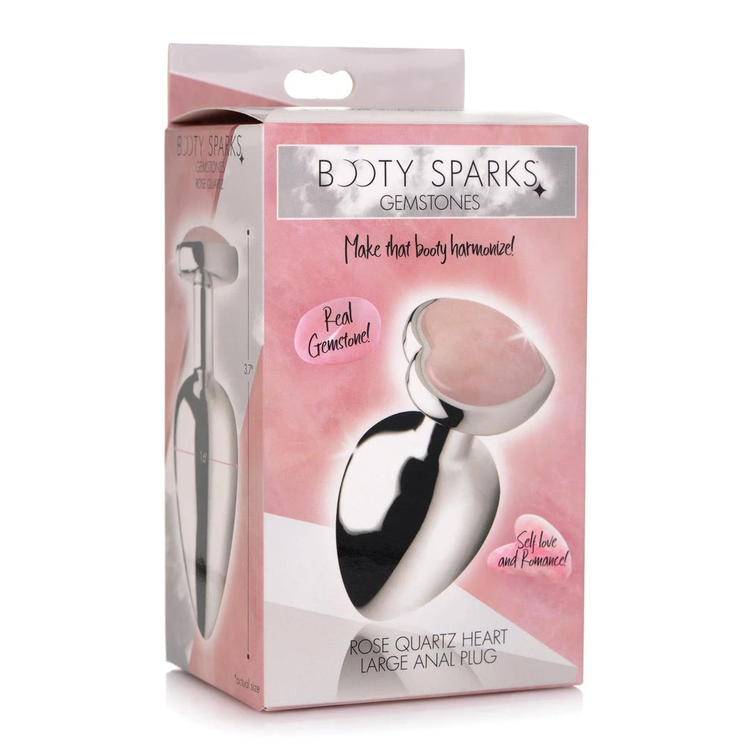 Xr LLC Booty Sparks Gemstones Rose Quartz Heart Anal Plug Anal Sex Toys 13 Xr LLC Booty Sparks Gemstones Rose Quartz Heart Anal Plug Anal Sex Toys