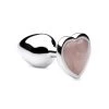 Xr LLC Booty Sparks Gemstones Rose Quartz Heart Anal Plug Anal Sex Toys