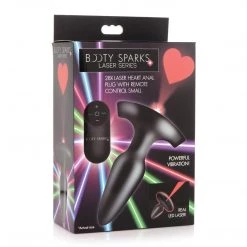 Xr LLC Anal Sex Toys Booty Sparks Laser Heart Anal Plug With Remote