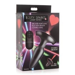 Xr LLC Anal Sex Toys Booty Sparks Laser Heart Anal Plug With Remote