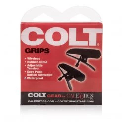 California Exotic Novelties Bondage COLT Grips Wireless Adjustable Vibrating Nipple Clamps